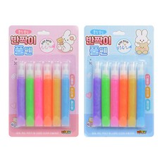 블링블링 반짝이풀 펜 반짝이펜 (6색세트)