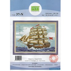 PINN 十字繡材料包 一帆風順圖案, 1個