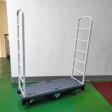 무소음 엘카 물류용 U자 운반 택배 대형대차 마트 6륜, 고정 플러그인 버전, 1개