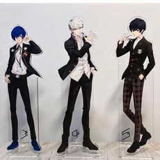 女神異聞錄鳴上悠結城理雨宮蓮立牌可愛高顔值亞剋力桌麵擺件, 1個, 鳴上悠