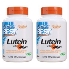 Doctor's BEST 葉黃素素食膠囊 10mg, 2罐, 120顆