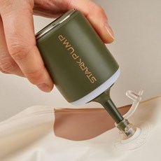 헬로닷 스타크 펌프 무선 에어펌프, 카키, 1개