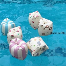 游泳必備神器 新款游泳神器手臂浮圈大人兒童成人加厚浮袖寶寶裝備游泳圈水袖, 呆萌考拉（新款上市）,三對裝+打氣筒, 1個