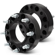 SCITOO 2피스 휠 스페이서 5.1cm(2인치) 8x180 보어 124.1mm 스터드 14x1.5 8러그 휠 스페이서 어댑터 쉐보레 실버라도 2500 실버라도 2500 HD, SCITOO 2피스 휠 스페이서 5.1cm(2인치) 8
