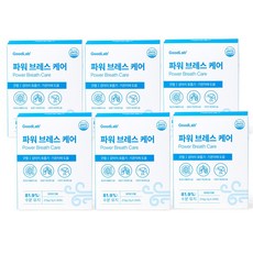 펫펫펫 강아지 기관지 영양제 협착증 기침 호흡기 보조제 약 사료 굿랩, 30회분, 호흡기/기관지, 6개