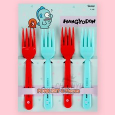 산리오 한교동 포크 4종 세트, 1개