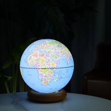 funglobe地球儀 AR智能地球儀 學生用地球儀 小夜燈地球儀 正版地球儀, 13CM滾珠王子藍款觸控燈AR地球儀