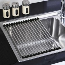 싱크롤 선반 15롤 37cm 블랙 씽크롤선반 그릇선반 spi+4693vn