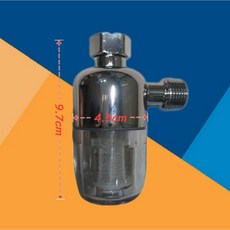 阻垢前置過濾器 洗衣機熱水器過濾器 家用淨水器 蓮蓬頭適用，有效除垢延長設備壽命, 1個, 阻垢片FOF(10克阻垢料約180片)