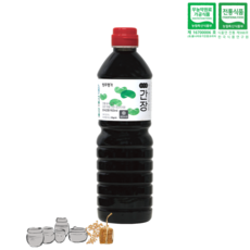 웰니스마켓 1년숙성 무농약인증 국산콩 전통 재래식 간장, 900ml, 1개
