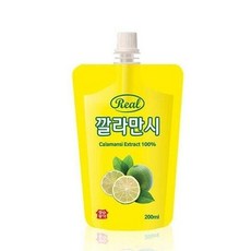 리얼깔라만시200mlx10팩, 200ml