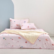 모던하우스 [키즈] 3도씨 익스트림쿨 얇은 냉감모달 이불 150X200 언더오션 핑크레몬 CZ0226027