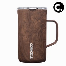 콕시클 머그 텀블러 보온 보냉 스텐 진공 밀폐 머그컵 머그잔 가벼운 스텐컵 입구넓은 텀블러컵 tumbler mug, 월넛우드, 650ml, 1개