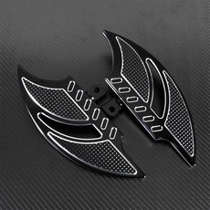 할리데이비슨 원 세트 투어링 dyna softail sportster xl 용 호환품, 검은색 발판