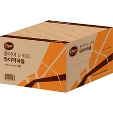 광진산업 클리어와이퍼 화이트 L-300 300매, 1개