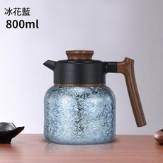 JWJJ 鈦金茶水分離保溫壺, 藍色禮盒, 1個, 800ml