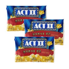 엑트투 전자레인지 팝콘 78g x 3개