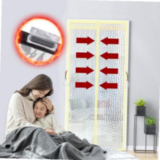 바람막이 외풍차단 단열 방풍 비닐 현관 난방 커튼 59000EA 1EA