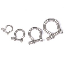 스텐 샤클 C형 슬링벨트 체인 와이어 연결