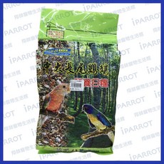 藍亞仕 中大長尾鸚鵡 營養日糧 綠色 小顆粒有殼 鳥飼料 鸚鵡飼料, 1個