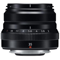 후지 필름 후지논 렌즈 XF35mmF2 R WR 블랙 ※ 후지 필름 X 마운트 렌즈 F_XF35MMF2_R_WR_B, 상세페이지 참조