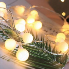 LED 앵두 전구 트리 장식 40구6M 80구10M 건전지 USB 충전, USB형, 앵두80구, USB형_앵두80구