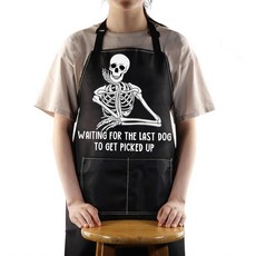 G2TUP 주머니가 있는 강아지 미용사 앞치마 선물 개 그루밍 애완동물 앞치마 Lastdog, CMNIM 주머니가 있는 강아지 미용사 앞치마, 방수,