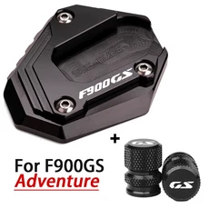 BMW F900GS F 어드벤처 ADV 2024 모터 CNC 풋 사이드 스탠드 확대 패드, 09 Combo gsadv Black