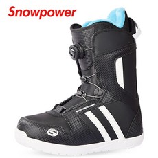 스노우보드 부츠 방수 와아어 발목보호 방한화 모피, 1개, 블랙 스틸 와이어 버클