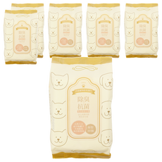 Baan 貝恩寵物除臭濕巾, 天然大豆成分陽離子, 厚型, 30抽, 30片, 6包