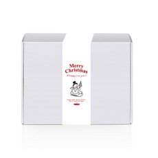 [노씨네인쇄소]눈사람 크리스마스띠지 포장띠지, 50매