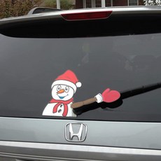 Jack Nightmare Santa Claus Waving WINTER 윈터 WiperTAG 태그 USA 크리스마스 데칼 부착 차량 와이퍼 블레이드에, Jack Nightmare Santa Claus Wav