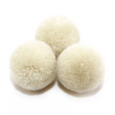아트위브 핸드메이드 울 소재 폼폼이 30mm, 20개입, #02(오프화이트)