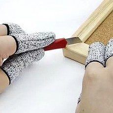 공예 공장 작업용 손베임 방지 골무 손가락 보호 장갑