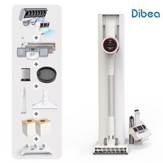 디베아 원스텝 무선 청소기 차이슨 ONE STEP + 클린스테이션, 스노우 화이트, 디베아 차이슨 ONE STEP