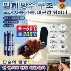 [50년 품질 보증] 방수 · 방오일 9900 구조 접착제 중성유리접착제 내후성 밀폐구조접착제 선샤인방문창 방수 속건유리접착제, [1]블랙