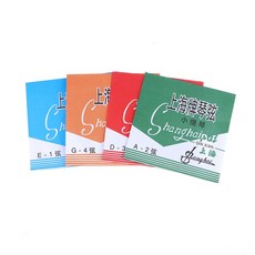 4개 세트 바이올린 현 E-A-D-G 스틸 코어 와운드 구리 와이어 현악기 부품 액세서리〔CC33〕, 01 1