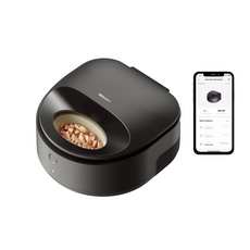 PETLIBRO Polar 濕食餵食器 罐罐餵食器 自動餵食器 鮮食餵食器 寵物餵食器 寵物自動餵食器, 黑色餵食器-米色餐盤, 1個, 660L