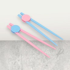 베스트피플 어린이 연습용 젓가락 귀여운디자인, 블루