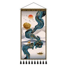벽면 인테리어 벽장식 소품 장식품 벽걸이 장식 거실 방꾸미기 카페, 블랙과 금색 테두리가 있는 예술적인 사슴 장식
