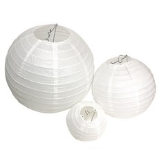 한지 전등갓 원형 대 30cm, 1개