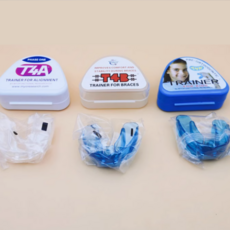 치아교정 어린이 앞니 교정기 수면 간편 착용형, 투명블루1단계