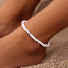 Pura Vida PUKA SHELL 貝殼伸縮腳鍊