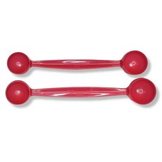 Tupperware 멜론 볼러 2개 세트 (핑크 펀치 1333-10)