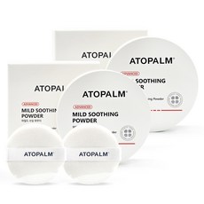 아토팜 더마 수딩 파우더, 23g, 2개