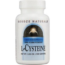 Source Naturals 소스내추럴스 프리 폼 L-시스테인 3.53 oz 파우더 영양제 건강보조식품, 100.1, 1개
