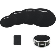 EASTROCK 심벌 무음 팩 4개 세트 폼 소음 방지 패드 14 16 18 20인치 심벌에 적합, Fit 10/12/14/16" drum-5 pack, 1개