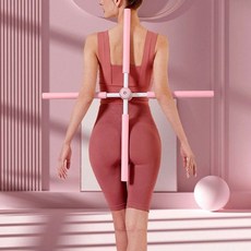 홈트레이닝 회전 스트레칭봉 십자봉 푸시업바 악력기 푸쉬바, 블루