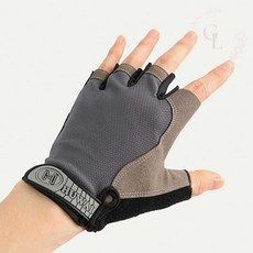 액티브 메쉬 스포츠 반장갑 그레이 하이킹 운동 헬스 등산 미끄럼방지 피트니스, 1개