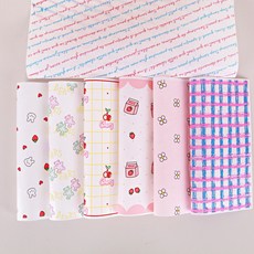 샌드위치포장지 왁스페이퍼 20p 토스트 쿠키선물 식품 딸기토끼 미니유산지, 2. 민트핑크곰 미니 유산지, 1개